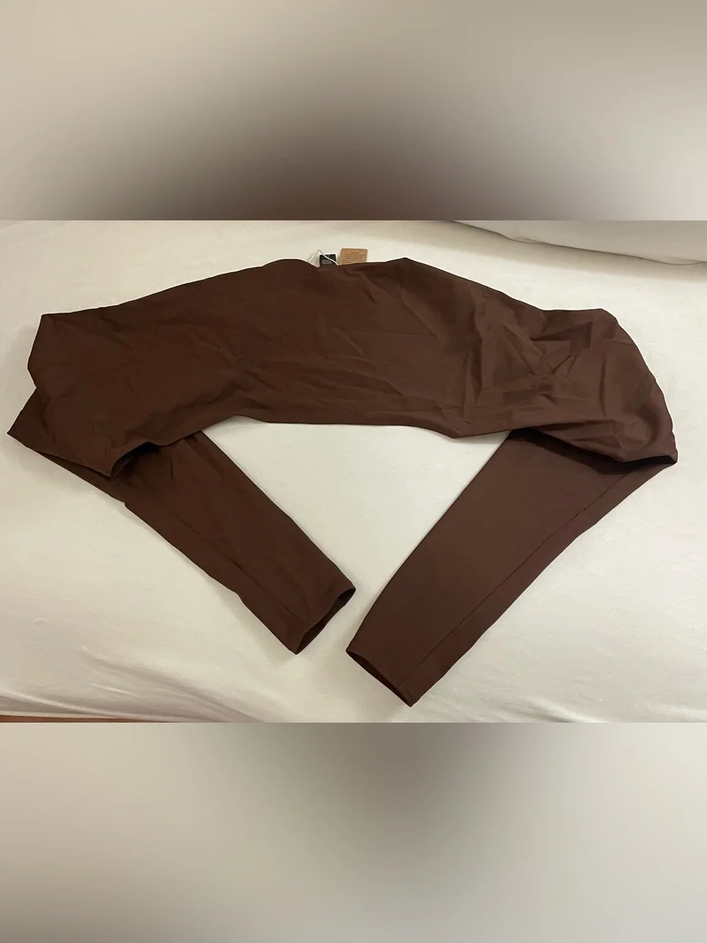 SKIMS NWT Sculpting Swim Long Sleeve Shurg Cocoa Brown Size 2X